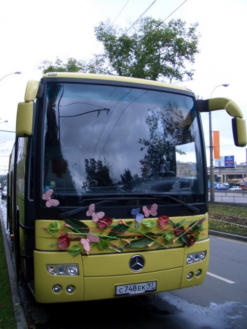 Оформление автобуса